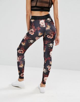 puma floral leggings