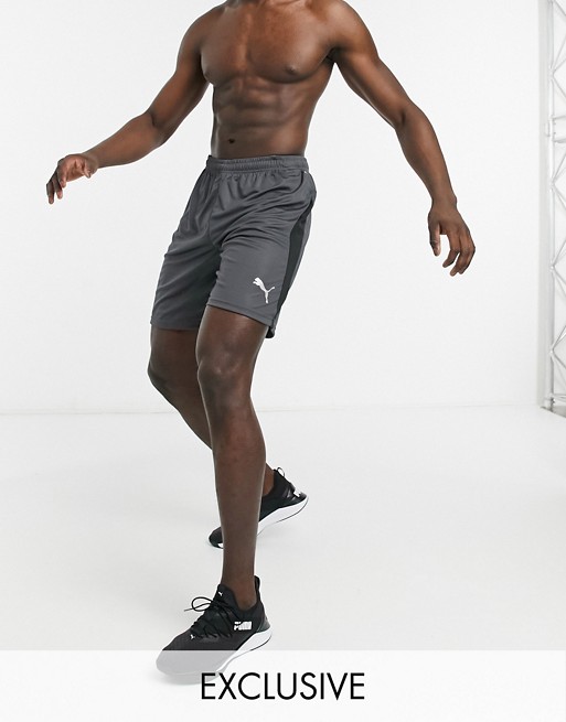 Puma exclusive to ASOS Football shorts in grey