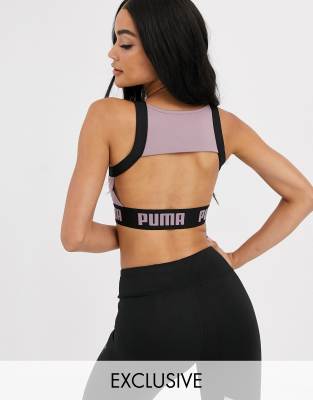 puma high neck sports bra