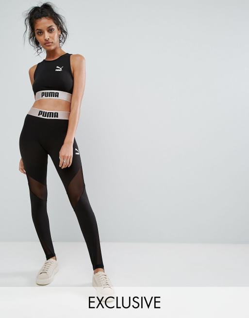 Puma Exclusive To ASOS Mesh Stirrup Leggings ASOS