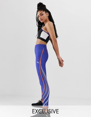 puma leggings blue