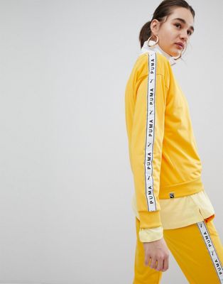 yellow puma sweatshirt