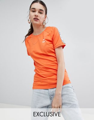 puma t shirt orange