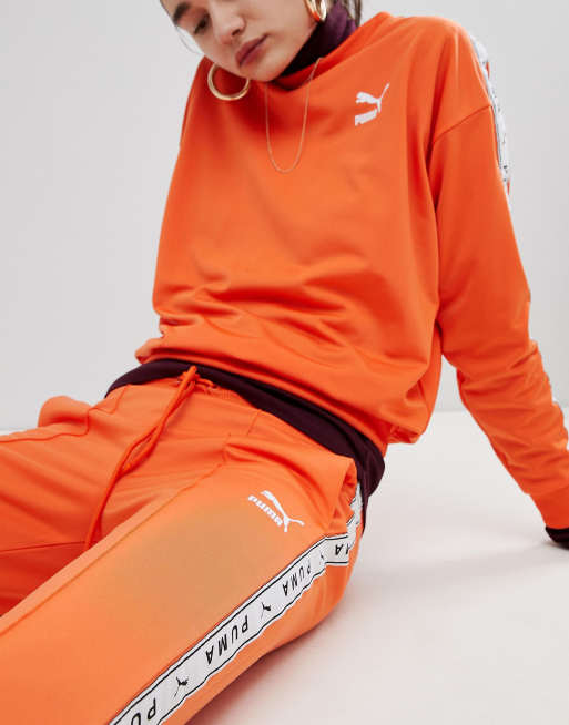 Orange puma hot sale pants