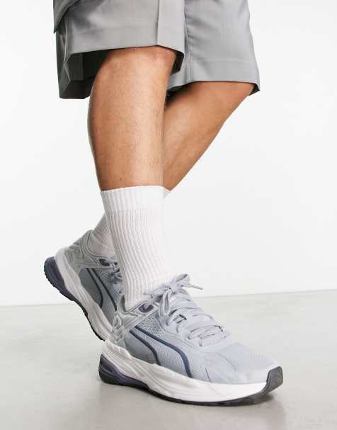 Puma - Extent Nitro Eng. - Baskets en tulle - Gris/blanc - view 1