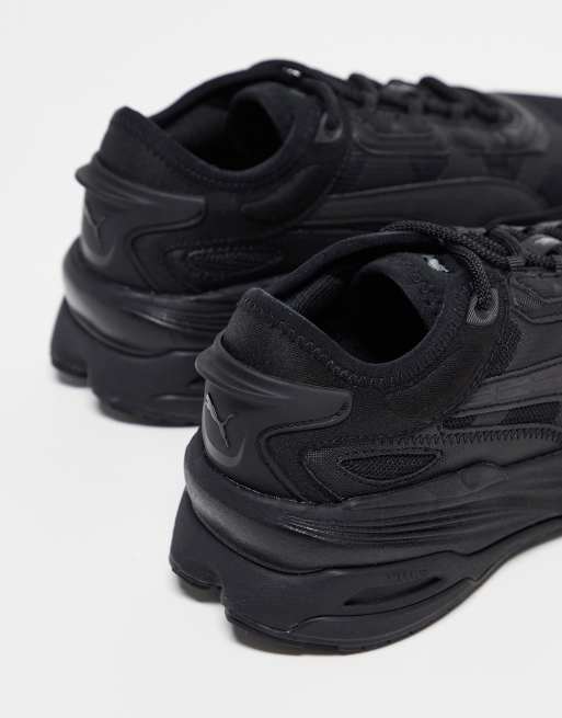Puma Extent Nitro Mono trainers in black | ASOS