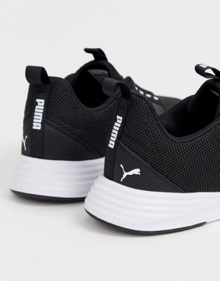 black puma running shoes