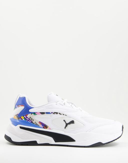 PUMA - Fast Intl Game - Sneakers bianche e gialle