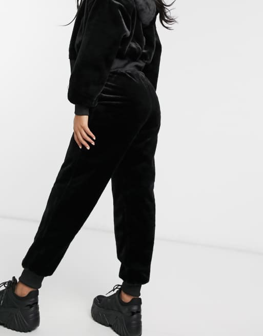 Womens black puma store joggers