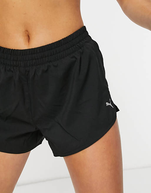 Puma Favorite Run 3 Inch Shorts in Black | ASOS