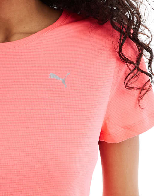 PUMA - Favourites - Neonpink løbe-T-shirt, 3 af 4