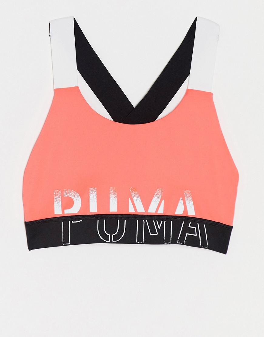 Puma Feel It sports bra in pink