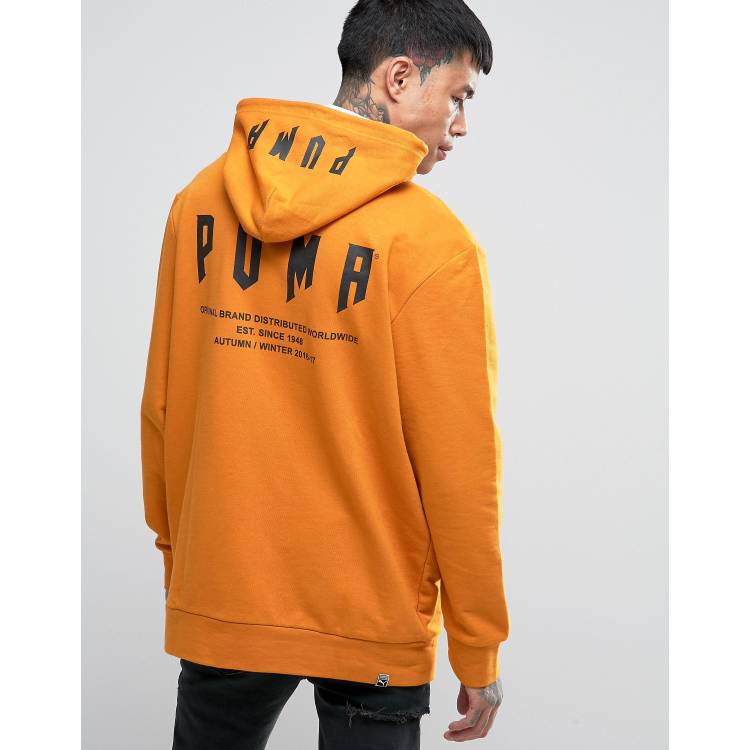 Felpa store puma arancione