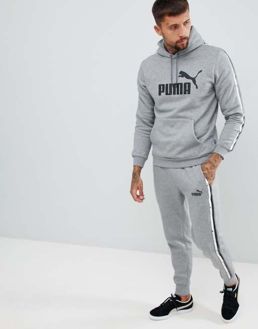 Puma Felpa con cappuccio e nastro grigia 85241603