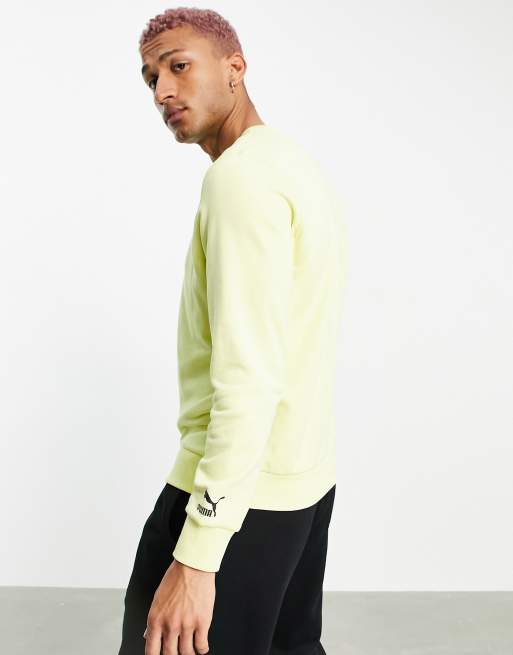Felpa puma gialla deals