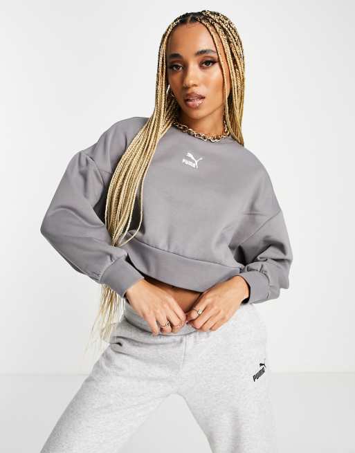 Felpa puma argento outlet