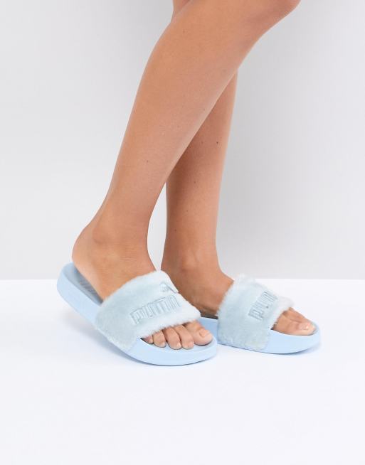 Puma furry slides shop in stores near me