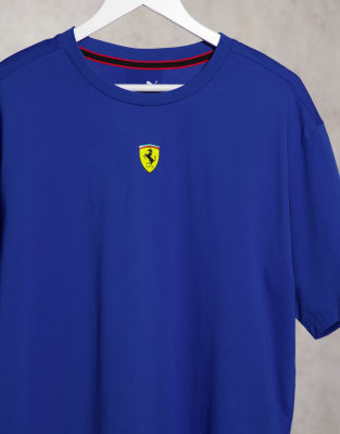 puma ferrari t shirt blue