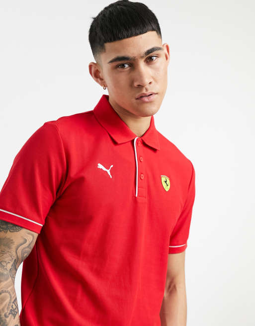 Puma ferrari race polo in red ASOS