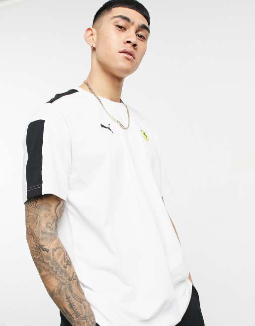 Puma ferrari cheap white t shirt