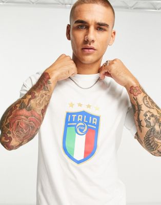 Puma FIGC Italia logo t-shirt in white