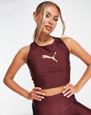 Puma fit Eversculpt fitted tank top in purple - ASOS Price Checker