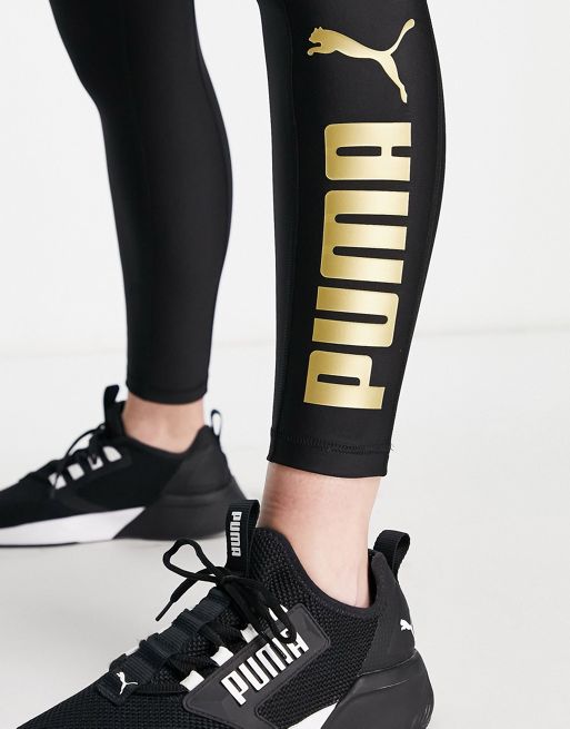 Puma Womens Fit Eversculpt Logo High Waisted 7/8 Leggings BURG-XL