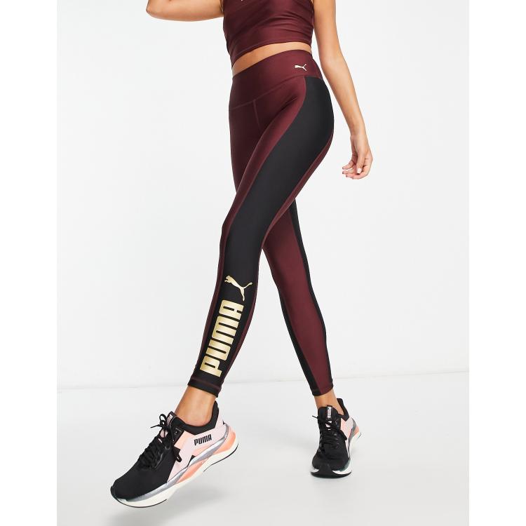 PUMA Fit EVERSCULPT High Waist Full-Length Tights | gold | PUMA