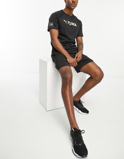 Puma Fit Ultrabreathe triblend t-shirt in black - BLACK