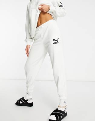 puma grey and white tracksuit