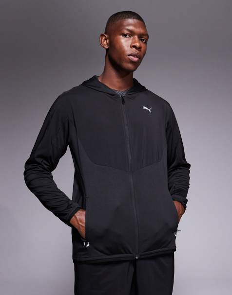 Puma Flex Fabric Mix jacket in black - view 1