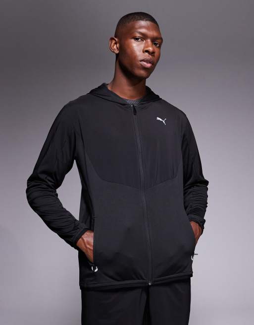 Puma Flex fabric mix jacket in black, 2 of 5