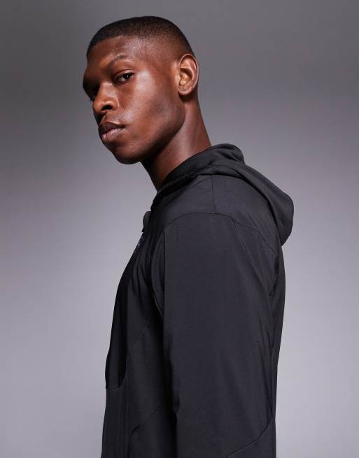 Puma Flex fabric mix jacket in black, 4 of 5
