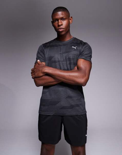 PUMA - Flex - Sort T-shirt i jacquard - view 1
