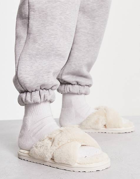 Pantofole bianche con spilla rimovibile a forma di aragosta Asos Donna Abbigliamento Abbigliamento per la notte Loungewear 