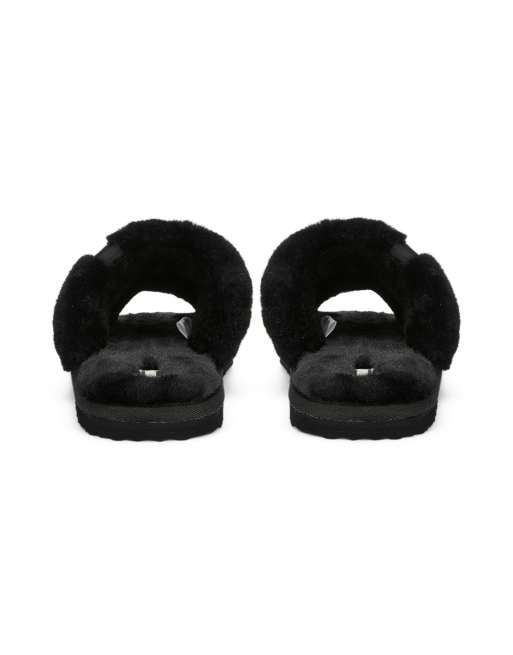 Puma fluffy outlet slides cheap fake