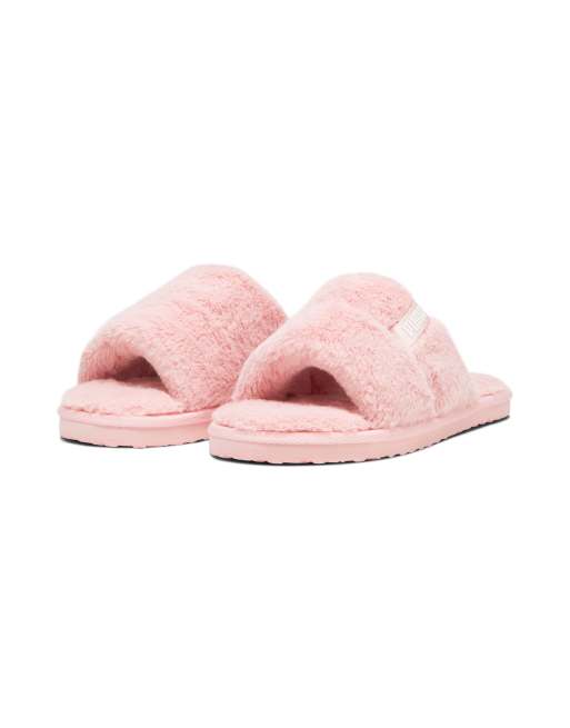 Puma fluffy 2025 slides pink