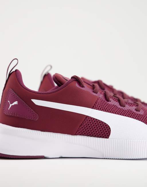 PUMA – Fly – Buty sportowe do biegania w kolorze czarno-bordowym, 4 z 4