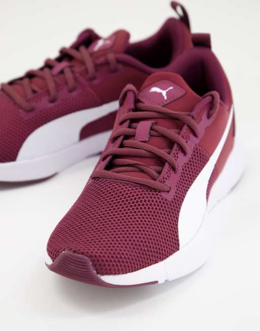 Puma - Fly Runner - Sneakers bordeaux e nere, 3 di 4