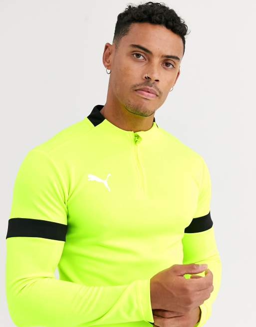 Felpa puma store giallo fluo