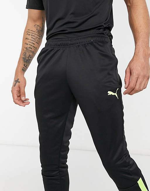 Men Puma Football Liga joggers in black 
