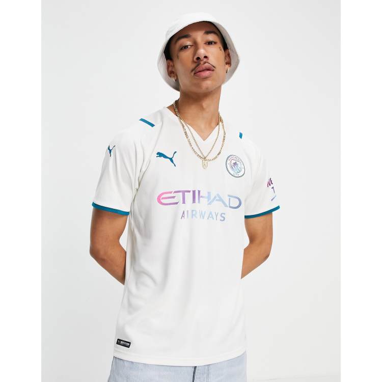 Manchester City Jersey (Away) 21 22 Season - White