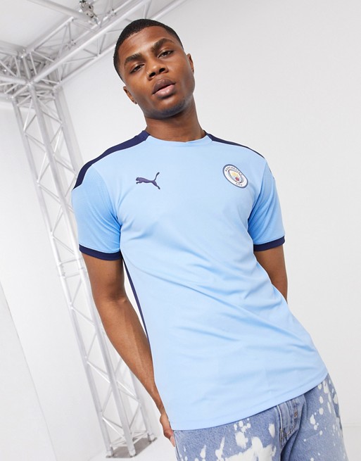 Puma Football Manchester City t-shirt in blue