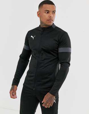 Puma Football play tracksuit in black 