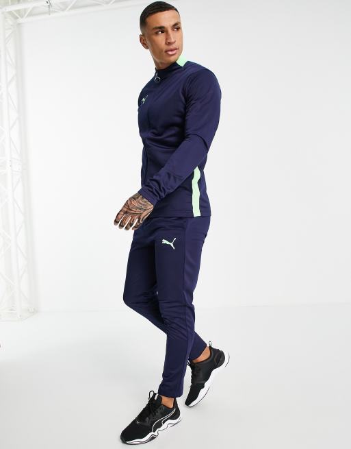 Puma football play tracksuit in green