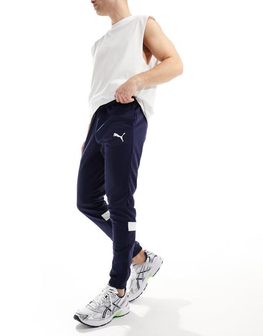 PUMA - Football Rise - Joggers blu navy