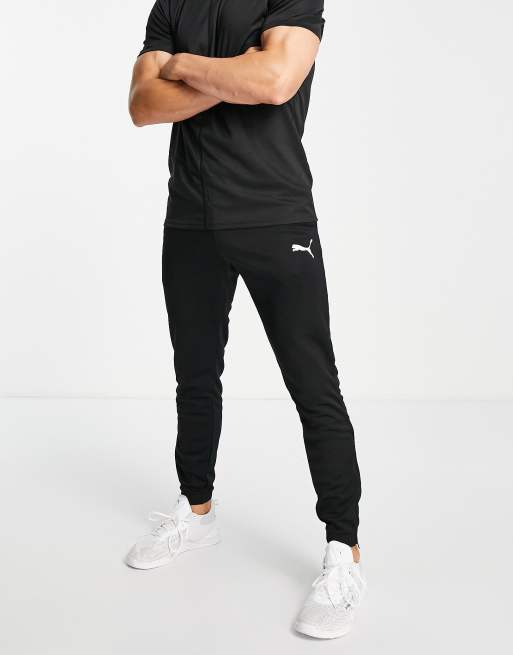 Puma Football Rise Training joggers in black | ASOS