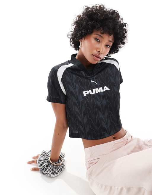 Puma - Football - Sort baby-T-shirt i jersey 