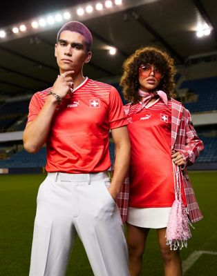 Puma Football Switzerland World Cup 2022 unisex home shirt in red