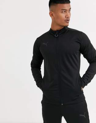 puma men black tracksuit